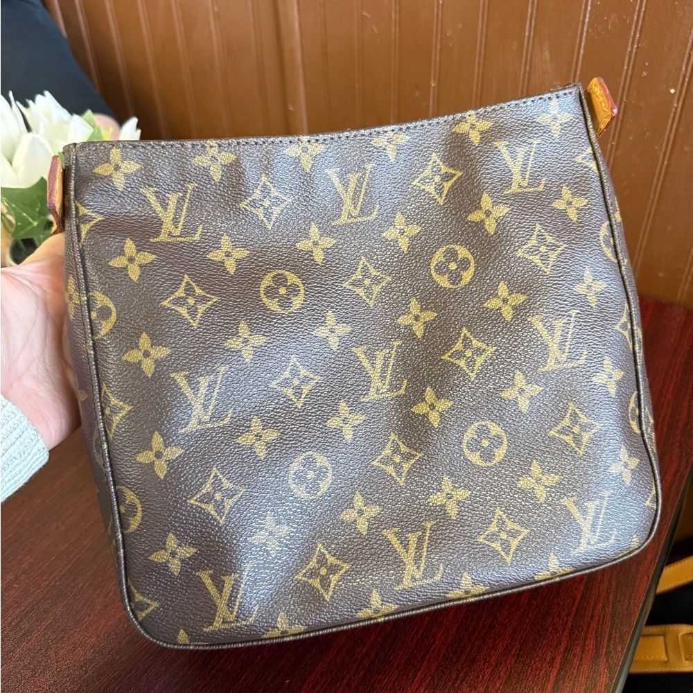 Louis Vuitton Monogram Canvas Shoulder Bag in Brown - Picture 14 of 16